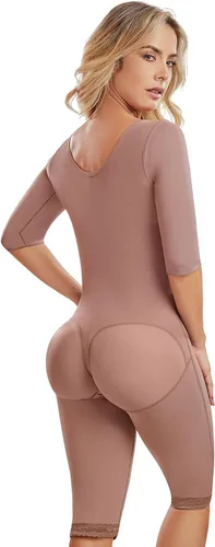 Vista 4 de Faja Mia 0710 Fajas Colombianas Reductoras y Moldeadoras Post Surgery Compression Garment Full Body Shaper