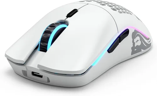 Vista 2 de Glorious Mouse blanco mate