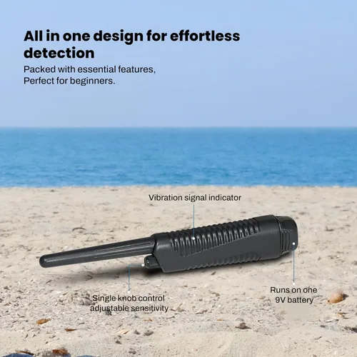 Vista 9 de Detector de Metales Bounty Hunter Tracker IV – Diseñado para Adultos y Niños con Bobina Impermeable de 8 Pulgadas, Alta Precisión, 3 Modos