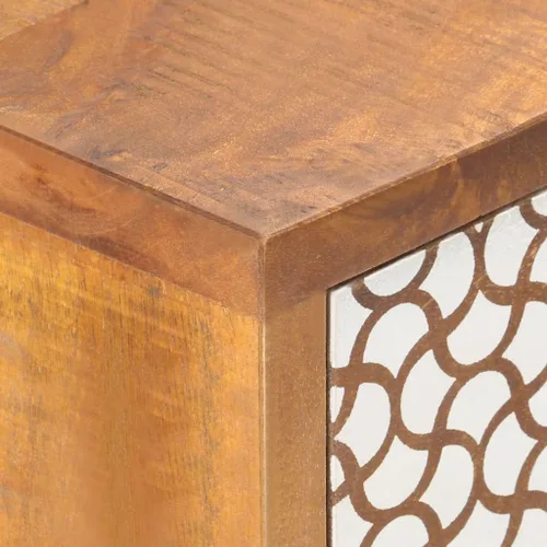 Vista 8 de vidaXL Aparador, aparador con patrón impreso, aparador de almacenamiento con cajones, armario lateral para sala de estar, comedor, mango de madera