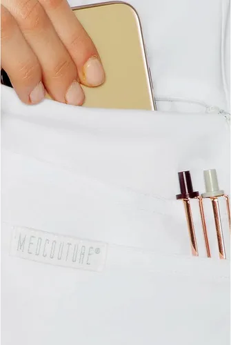 Vista 3 de Med Couture Lab Coats - Abrigo de laboratorio para mujer 8616