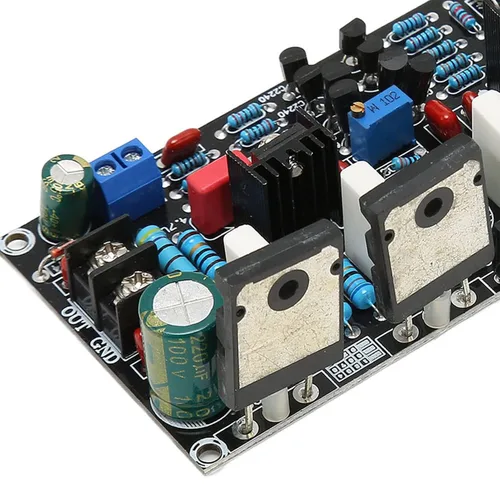Vista 8 de Placa de amplificador de potencia mono de 200 W, módulo de tablero de amplificador de potencia digital de alta potencia A1943 C5200, placa