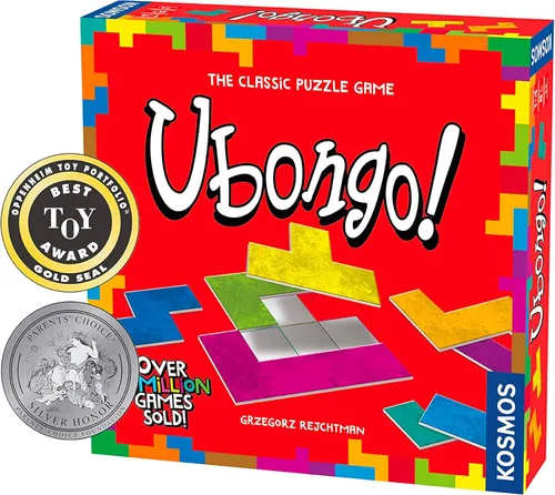 Vista 8 de Ubongo 3D Juego de rompecabezas geométrico con bloques tridimensionales Juego divertido para la familia Altamente rejugable Componentes