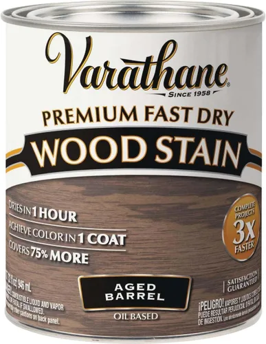Vista 4 de Rust-Oleum Varathane Premium - Tinte para madera envejecida con base de aceite interior de secado rápido, 1 cuarto de galón