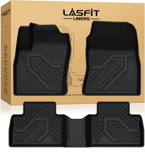 Vista 27 de LASFIT Alfombrillas de suelo y tapete de carga para Kia K4 2026 2025 para todo tipo de clima, TPE ajuste personalizado, juego completo