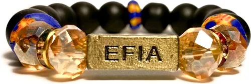 Vista 15 de Pulseras africanas tradicionales con nombre nacido en el día para mujeres de Ghana, materiales naturales, ajuste cómodo y holgado