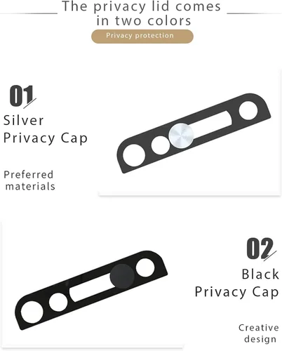 Vista 6 de Funda para cámara frontal de teléfono, funda para cámara web compatible con iPhone X/XS/XR/XS Max, iPhone 11/11 Pro/11 Pro Max, iPhone 12/12 Mini