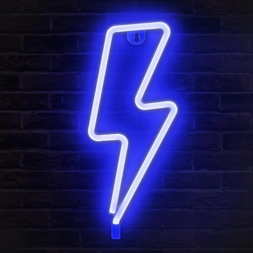 Vista 8 de Lumoonosity Letrero de neón de nube, luz de neón de nube azul alimentada por USB con interruptor de encendido/apagado, letrero LED de nube