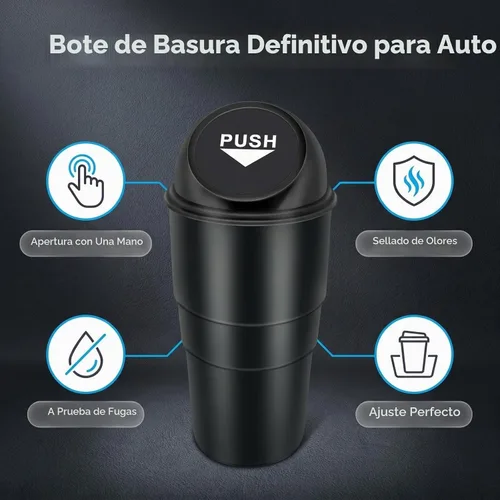 Vista 5 de Copapa Basurero para oficina, hogar y automóvil