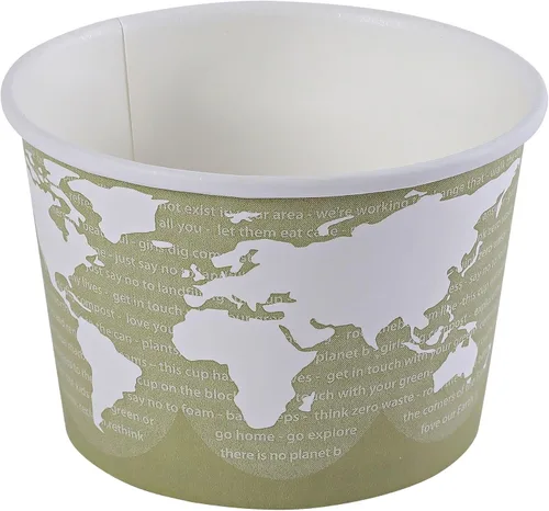 Vista 22 de Eco-Products, Inc Recipientes para sopa con diseño del mundo, Mixto, 1000