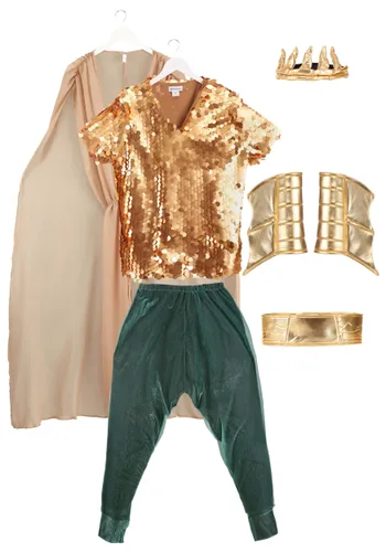 Vista 11 de Disfraz de Poseidon para hombre Multicolor