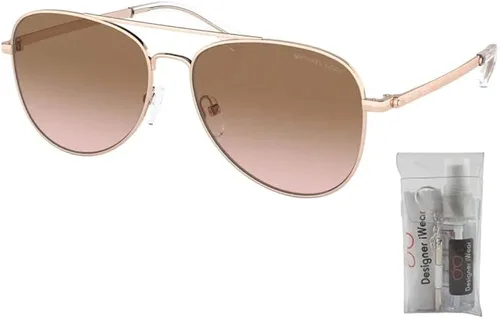 Vista 2 de Michael Kors MK1045 SAN DIEGO Aviator Sunglasses For Women+ BUNDLE With Designer iWear Complimentary Eyewear Kit