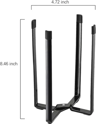 Vista 5 de Soporte para soporte de cocina, estante de secado de bolsas de plástico, tazas multifuncionales para encimera, botellas, estante de secado