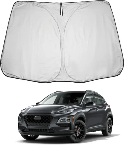 Vista 25 de LUWU Parasol para parabrisas para Dodge RAM 1500 y 2500 2009-2018 - Parasol para ventana delantera con bloqueo de rayos UV