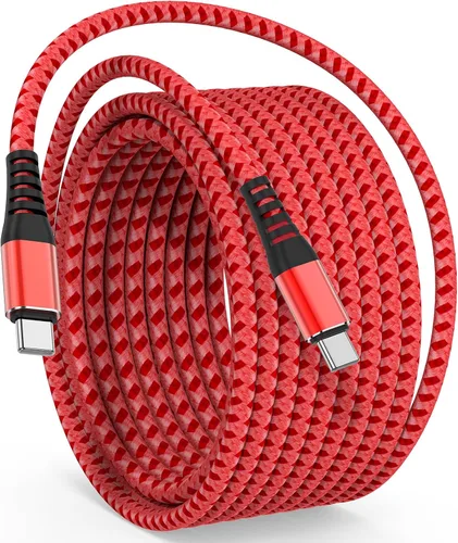 Vista 8 de Cabepow Cable USB tipo C [3 unidades de 1 pie] USB A tipo C de nailon trenzado de alta calidad de 1 pie de largo, de carga rápida para Samsung