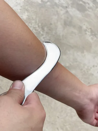 Vista 6 de Gua sha Tool gua sha Herramienta de acero inoxidable iastm herramienta de masaje Gussha herramienta de raspado muscular para terapia de tejidos