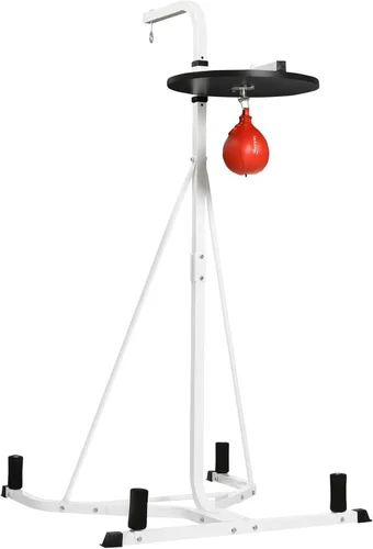 Vista 10 de Soozier Bolsa de velocidad con base ponderada con soporte para saco de Negro