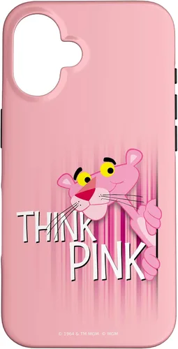 Vista 32 de Pink Panther Think Pink - Carcasa para iPhone 17