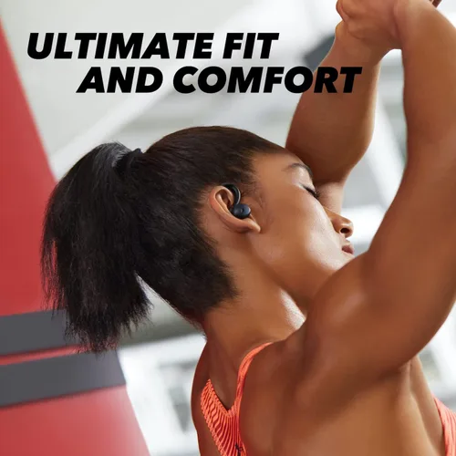 Vista 8 de Soundcore Anker-Auriculares entrenamiento Sport X10, true wireless bluetooth 5.2, ganchos giratorios orejas, graves profundos, IPX7, prueba sudor