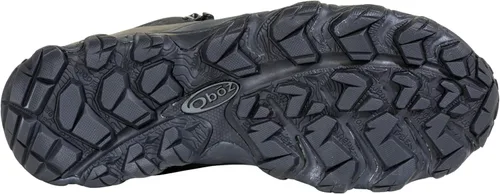Vista 4 de Oboz Botas de senderismo Bridger Mid B-DRY para hombre negro (Black Sea)