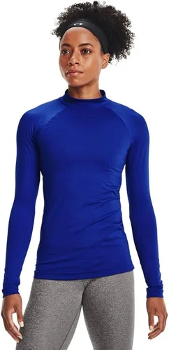 Vista 5 de Under Armour ColdGear Authentics - Camiseta de cuello alto falso para mujer