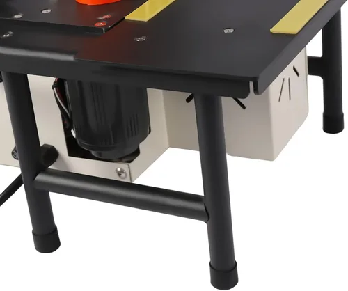 Vista 8 de Máquina de bandas de borde de 900 W, banda de borde de PVC/madera resistente con pegamento de doble cara, temperatura ajustable (248-356°F) y altura