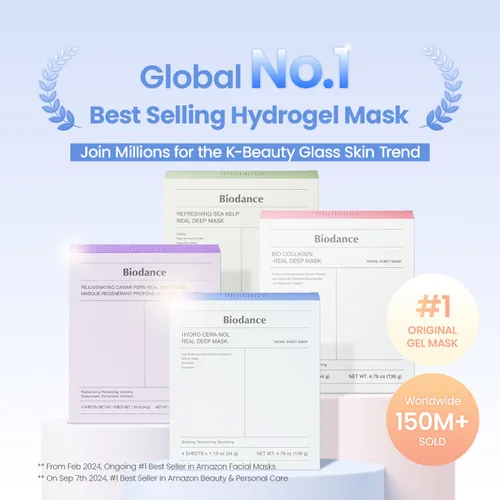 Vista 2 de BIODANCE Hydro Cera-nol - Máscara profunda real, mascarilla hidratante de hidrogel durante la noche, hidratante, reducción del enrojecimiento, calma
