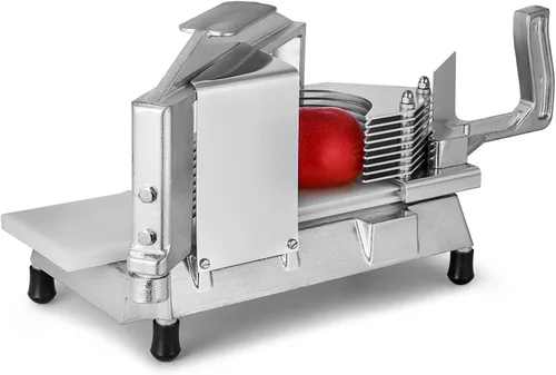 Vista 9 de VEVOR - Cortador de tomate comercial de 1/4 de pulgada con tabla de cortar integrada para restaurante o uso doméstico
