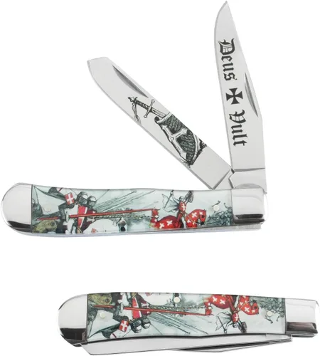 Vista 7 de Collection Everyday Carry - Cuchillo de bolsillo plegable manual con mango de resina suave (5118 USA)