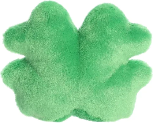 Vista 5 de Aurora® Adorable Palm Pals™ Chance Clover™ - Divertido peluche coleccionable para coleccionistas de niños y adultos, perfecto para decorar