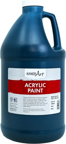 Vista 84 de Handy Art Pintura acrílica, juego de 12 colores, botellas de 16 onzas, acrílico líquido para estudiantes semibrillante, consistencia de flujo