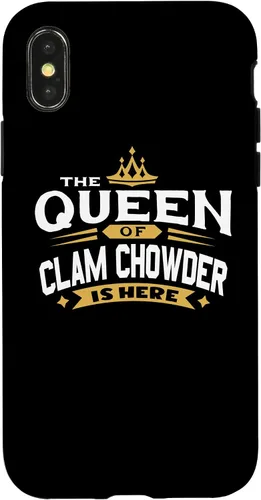 Vista 5 de iPhone 12 mini The Queen Of Clam Chowder Is Here Case