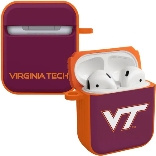 Vista 7 de Affinity Bands Virginia Tech Hokies HDX Case Cover Compatible with Apple AirPods Gen 3 (Paint Stripe)