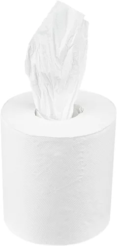 Vista 5 de Karat JS-CPW600 - Toallas de papel de 2 capas, color blanco, 3600 hojas/rollo, caja de 6 rollos