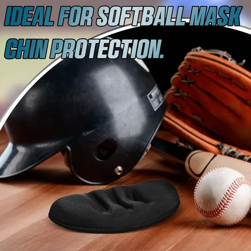 Vista 6 de Geetery 4 piezas de máscara facial de defensa facial de repuesto para defensa facial, almohadilla de béisbol para casco de sóftbol, máscara