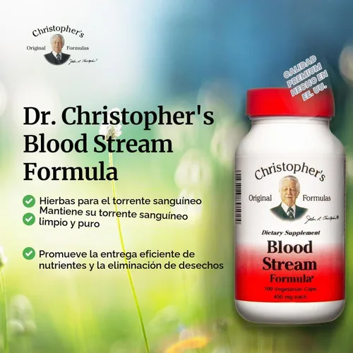 Vista 5 de Fórmula de Flujo Sanguíneo de Christopher's Original Formulas - Suplementos para la Circulación Sanguínea - Apoya la Elasticidad de las Venas, Flujo