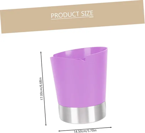 Vista 2 de Healeved Cubo de paja de tres compartimentos Soporte multifunción Estuche de almacenamiento de pajitas Cucharas Cubo de almacenamiento para el hogar