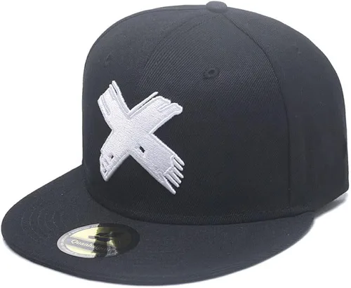 Vista 5 de Quanhaigou Unisex Snapback Hats, Adjustable Embroidered Dad Hat Flat Bill Baseball Cap for Men Women