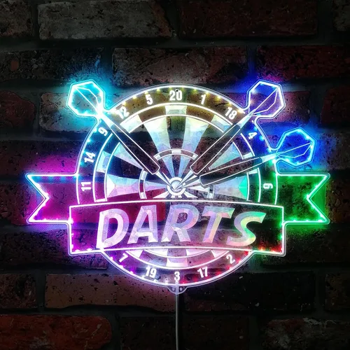 Vista 72 de ADVPRO Arcade Retro Game Classics Video Room RGB Dynamic Glam LED Sign - Forma de corte a borde - Decoración 3D inteligente - Señalización