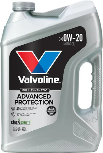 Vista 102 de Valvoline SynPower Full aceite sintético para motor, 1 Cuarto de galón, Ambar