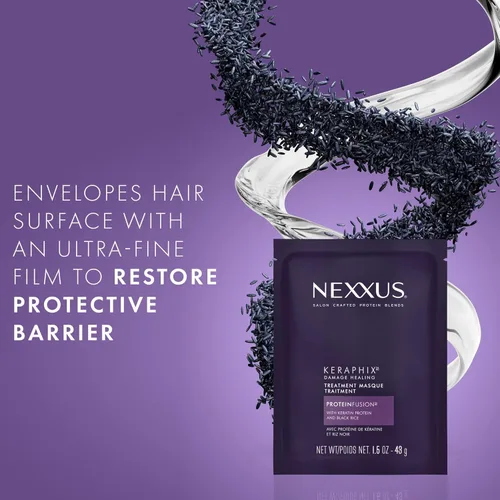 Vista 6 de Nexxus Keraphix Second Step Severe Damage Mascarilla para el cabello, 1.5 onzas (paquete de 3)