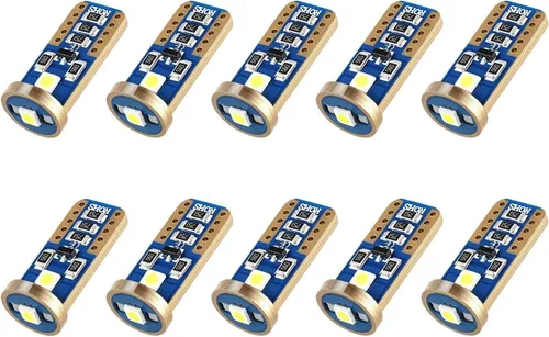 Vista 8 de iBrightstar Bombillas LED T10 168 194 de cuña extremadamente brillantes para interior de automóvil, cúpula, mapa, puerta, luces de matrícula