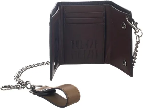 Vista 4 de Bioworld The Mandalorian - Cartera de cadena con escudo de metal, Multi colorido, Personalizado