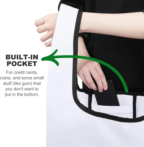 Vista 2 de Bolsa de compras reutilizable de oso polar, bolsa plegable de gran capacidad para hombres y mujeres