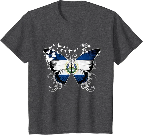 Vista 36 de Camiseta con diseño de bandera de El Salvador