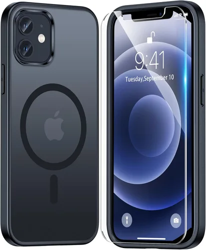 Vista 93 de TAURI Funda para iPhone 17, antiamarilleamiento con protector de pantalla, protección de grado militar, a prueba de golpes, delgada para iPhone 17