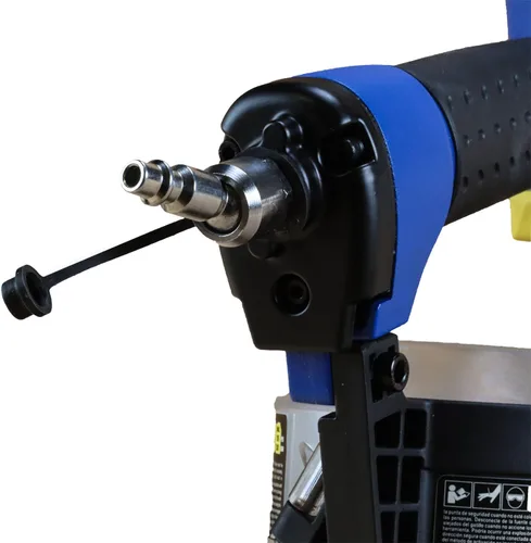 Vista 6 de Estwing ECN45 Clavadora neumática de 15 grados 1-3/4 "bobina para techos con 1/4" NPT accesorio giratorio industrial y bolsa