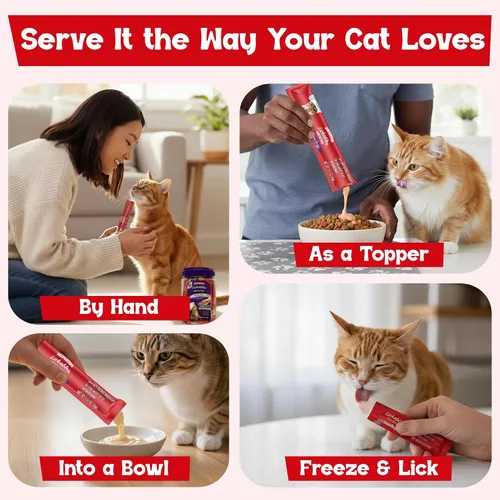 Vista 4 de Beefeaters Chicken Pure Cat Treats 1.59oz (paquete de 12) Golosinas de tubo para apretar para lamer, sin granos, sin azúcar añadida, pollo real