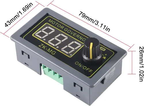 Vista 6 de Alinan Controlador de velocidad del motor de CC PWM 5V 12V 24V 150W con generador de señal PWM módulo controlador