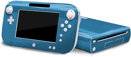 Vista 20 de Black Chrome Mirror Vinyl Decal Faceplate Mod Skin Kit by System Skins - Compatible with Nintendo Wii U Console